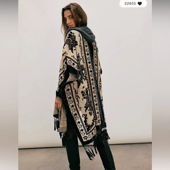 Free People Nightbird Burnout Duster - Picture 1 of 3